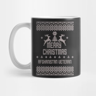 Merry Christmas AFGHANISTAN VETERAN Mug